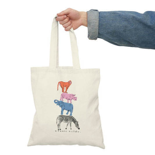 Animals Natural Tote Bag