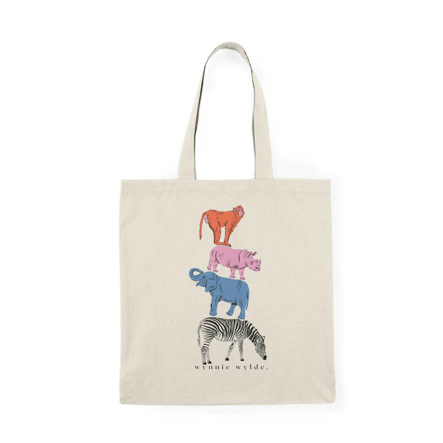 Animals Natural Tote Bag